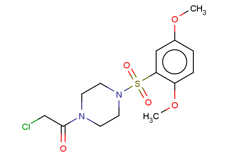 2-chloro-1-[4-(2,5-dimethoxybenzenesulfonyl)piperazin-1-yl]ethan-1-one