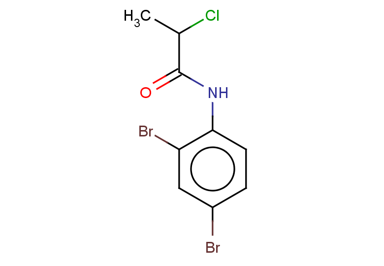2-chloro-N-(2,4-dibromophenyl)propanamide