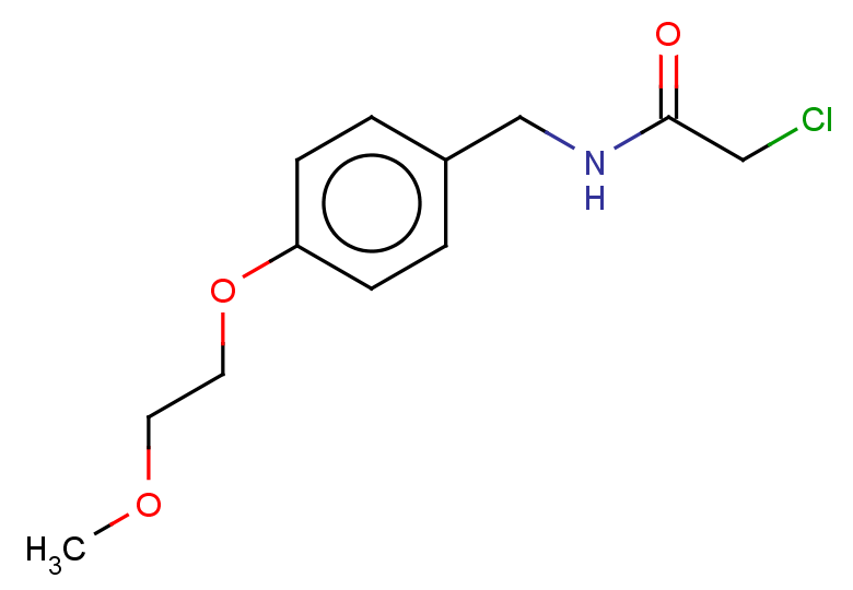 2-chloro-N-{[4-(2-methoxyethoxy)phenyl]methyl}acetamide