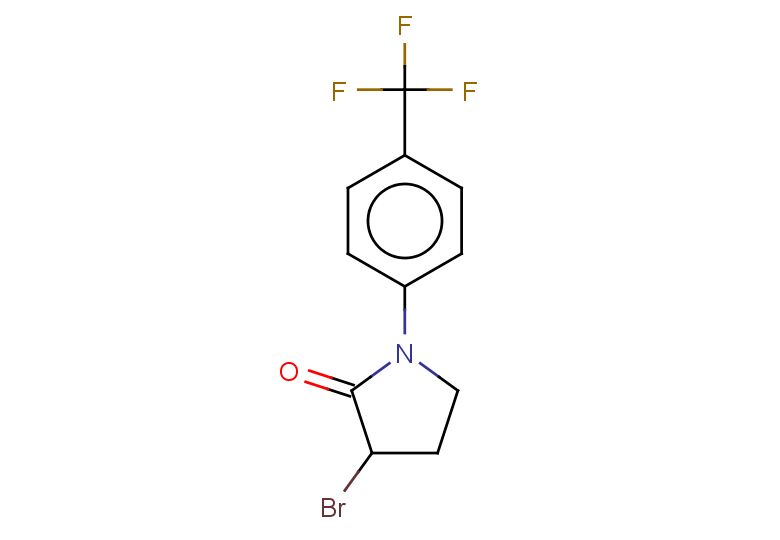 3-bromo-1-[4-(trifluoromethyl)phenyl]pyrrolidin-2-one