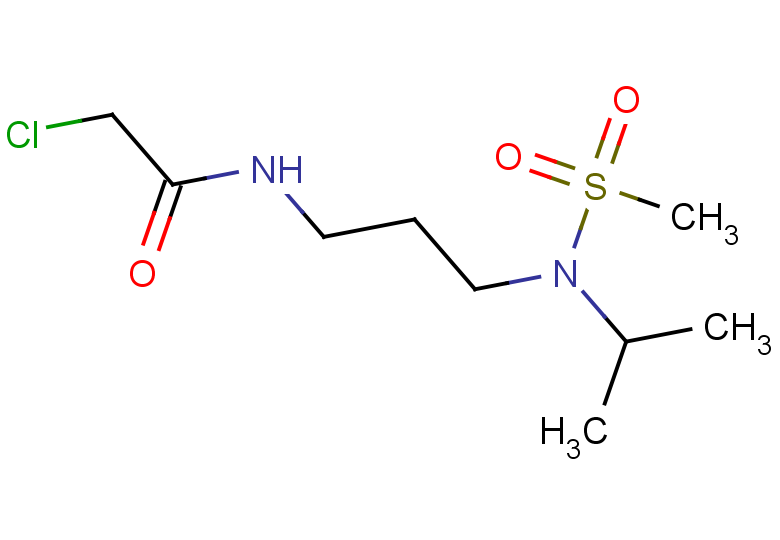 2-chloro-N-{3-[N-(propan-2-yl)methanesulfonamido]propyl}acetamide