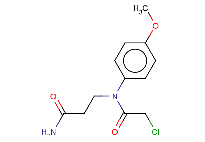 3-[2-chloro-N-(4-methoxyphenyl)acetamido]propanamide