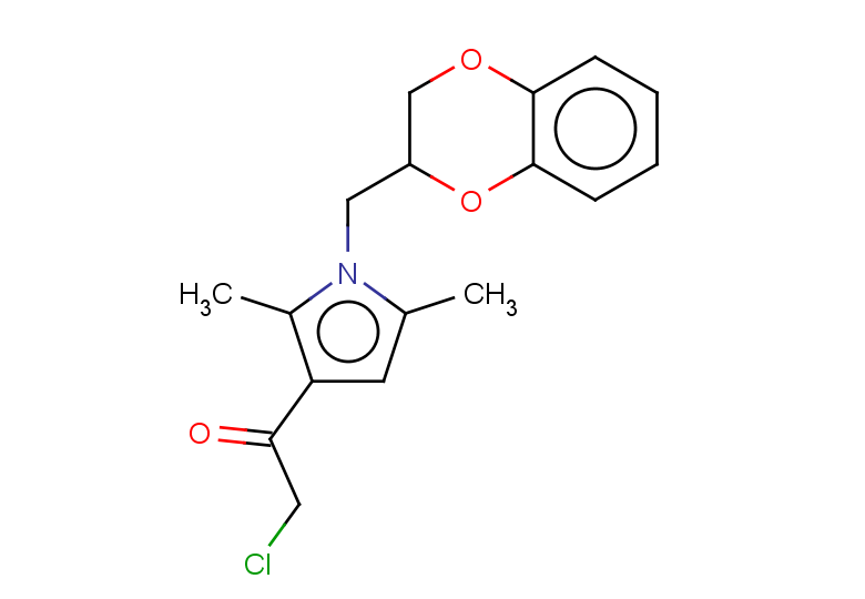 2-chloro-1-{1-[(2,3-dihydro-1,4-benzodioxin-2-yl)methyl]-2,5-dimethyl-1H-pyrrol-3-yl}ethan-1-one