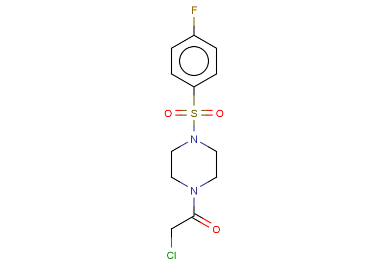 2-chloro-1-[4-(4-fluorobenzenesulfonyl)piperazin-1-yl]ethan-1-one