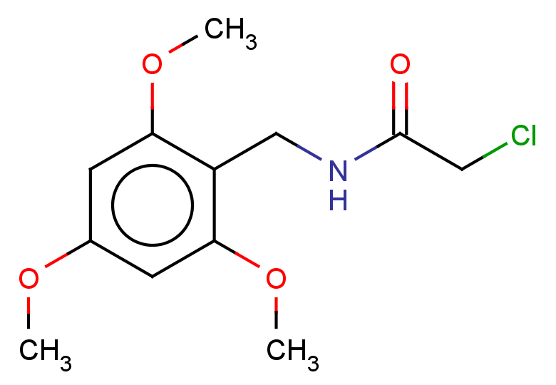 2-chloro-N-[(2,4,6-trimethoxyphenyl)methyl]acetamide