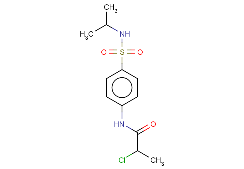 2-chloro-N-(4-(N-isopropylsulfamoyl)phenyl)propanamide