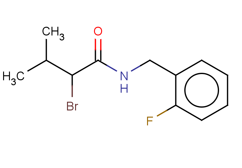 2-bromo-N-[(2-fluorophenyl)methyl]-3-methylbutanamide