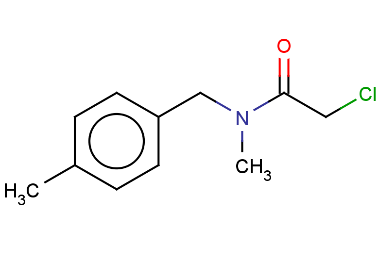 2-chloro-N-methyl-N-[(4-methylphenyl)methyl]acetamide