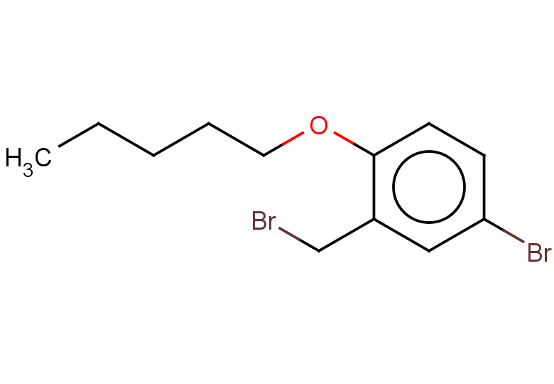 4-bromo-2-(bromomethyl)-1-(pentyloxy)benzene