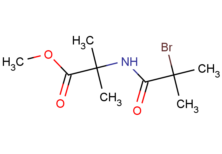 methyl 2-(2-bromo-2-methylpropanamido)-2-methylpropanoate