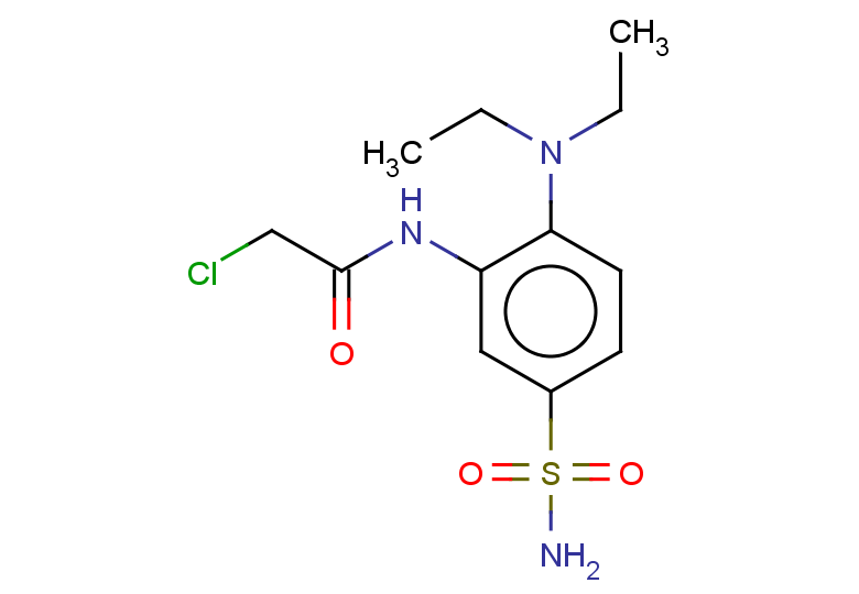 2-chloro-N-[2-(diethylamino)-5-sulfamoylphenyl]acetamide