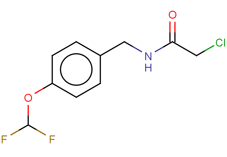 2-chloro-N-{[4-(difluoromethoxy)phenyl]methyl}acetamide
