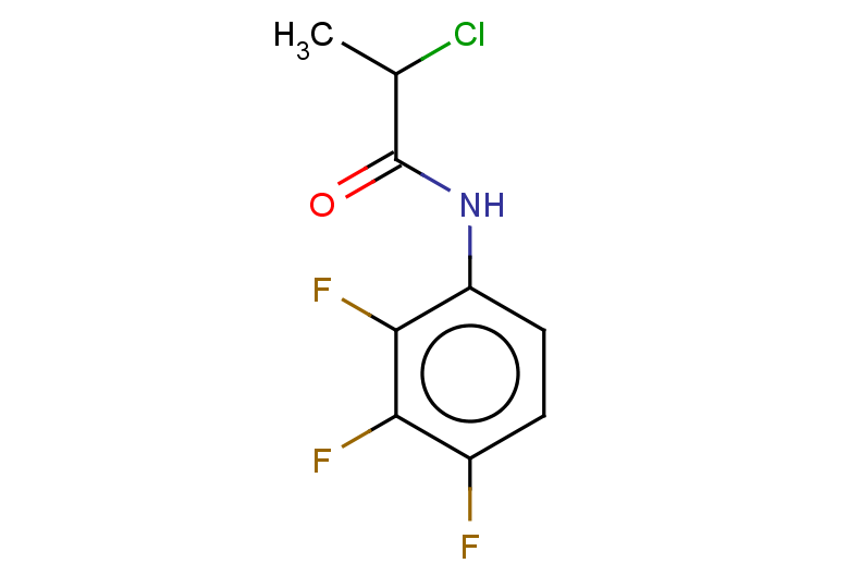 2-chloro-N-(2,3,4-trifluorophenyl)propanamide