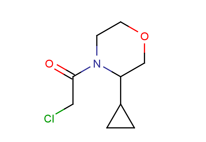 2-chloro-1-(3-cyclopropylmorpholin-4-yl)ethan-1-one