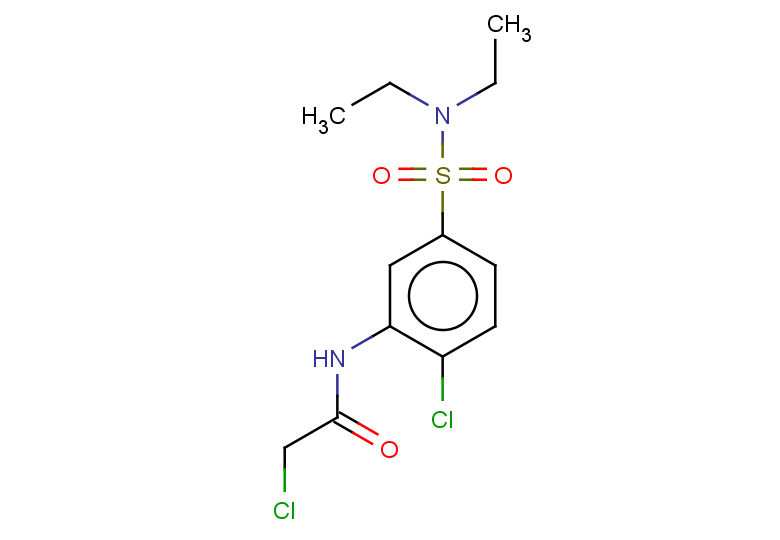 2-chloro-N-[2-chloro-5-(diethylsulfamoyl)phenyl]acetamide