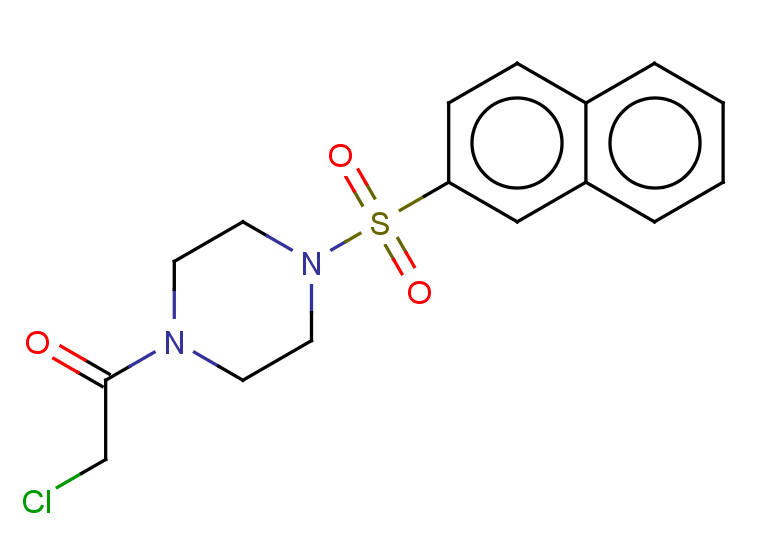 2-chloro-1-[4-(naphthalene-2-sulfonyl)piperazin-1-yl]ethan-1-one