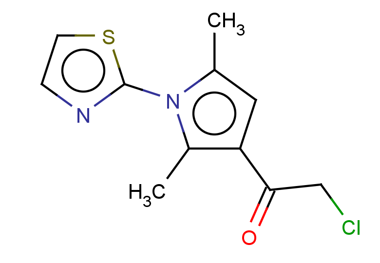 2-chloro-1-[2,5-dimethyl-1-(1,3-thiazol-2-yl)-1H-pyrrol-3-yl]ethan-1-one