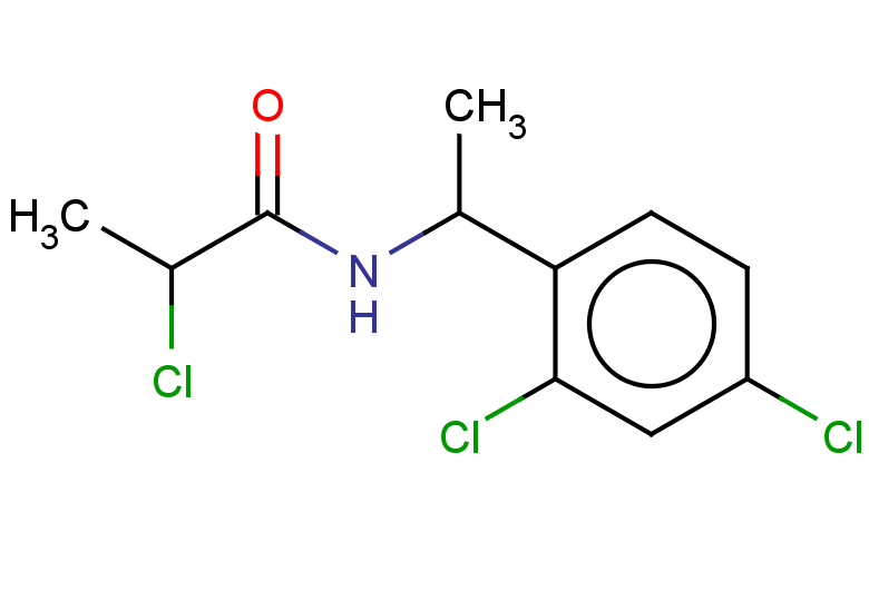 2-chloro-N-[1-(2,4-dichlorophenyl)ethyl]propanamide