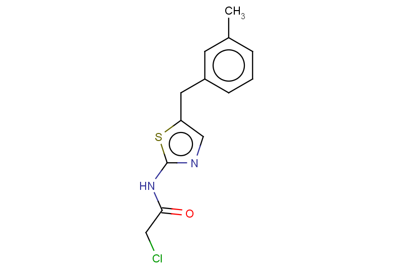 2-chloro-N-{5-[(3-methylphenyl)methyl]-1,3-thiazol-2-yl}acetamide