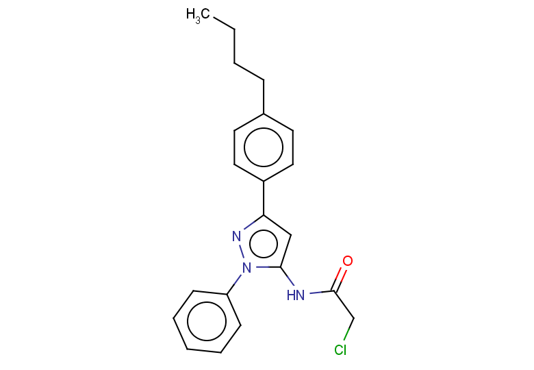N-[3-(4-butylphenyl)-1-phenyl-1H-pyrazol-5-yl]-2-chloroacetamide