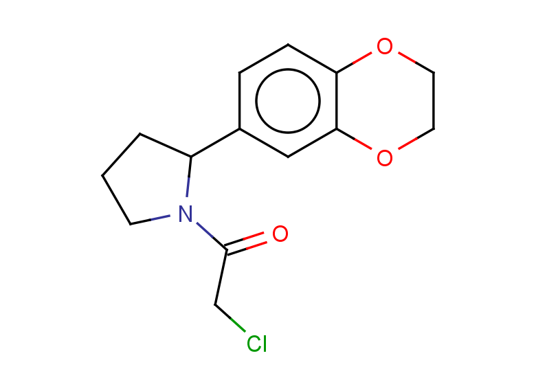 2-chloro-1-[2-(2,3-dihydro-1,4-benzodioxin-6-yl)pyrrolidin-1-yl]ethan-1-one