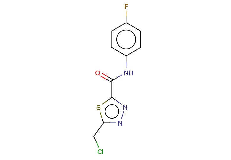 5-(chloromethyl)-N-(4-fluorophenyl)-1,3,4-thiadiazole-2-carboxamide