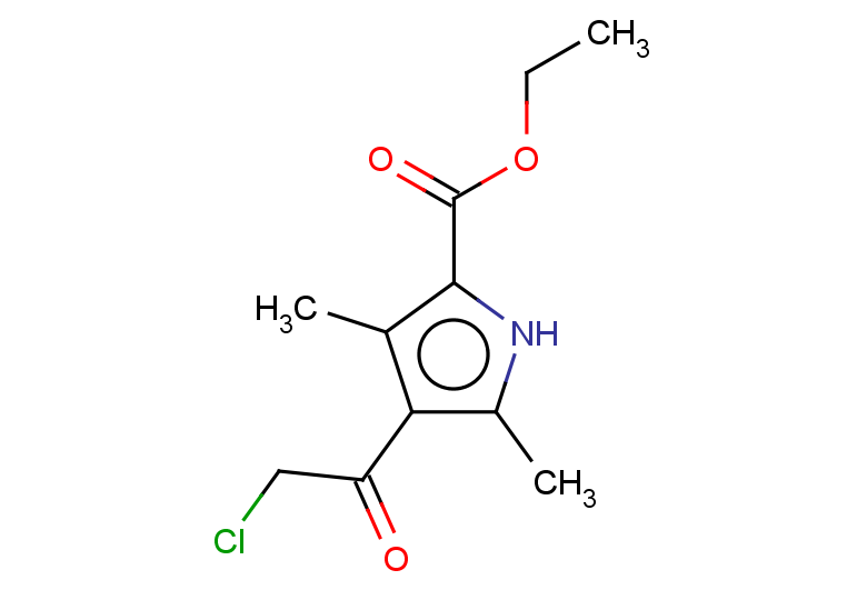 ethyl 4-(2-chloroacetyl)-3,5-dimethyl-1H-pyrrole-2-carboxylate