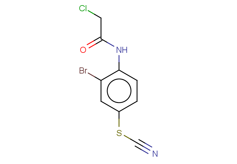 N-[2-bromo-4-(cyanosulfanyl)phenyl]-2-chloroacetamide