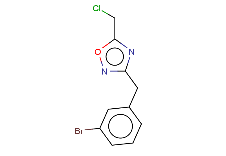 3-[(3-bromophenyl)methyl]-5-(chloromethyl)-1,2,4-oxadiazole