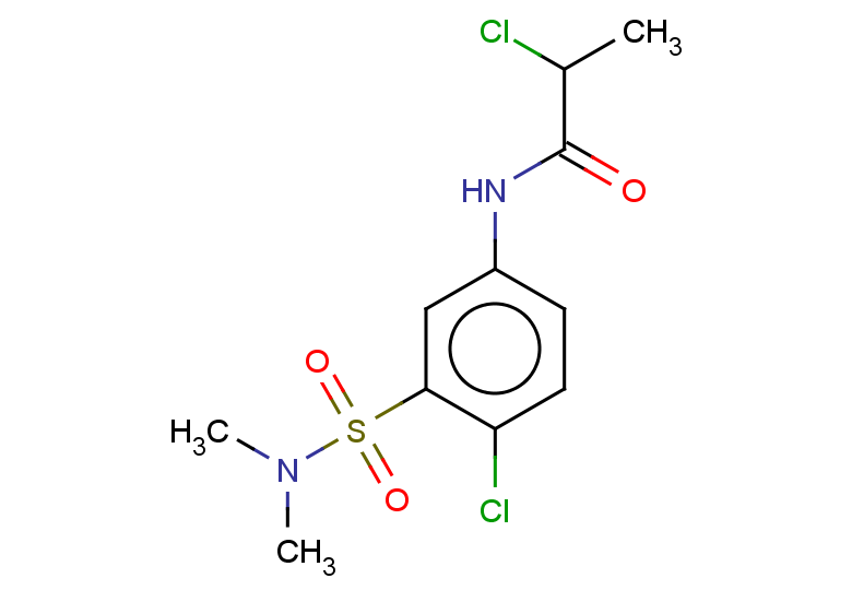2-chloro-N-[4-chloro-3-(dimethylsulfamoyl)phenyl]propanamide