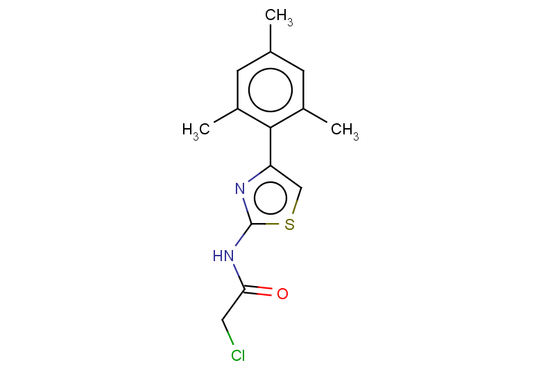 2-chloro-N-[4-(2,4,6-trimethylphenyl)-1,3-thiazol-2-yl]acetamide