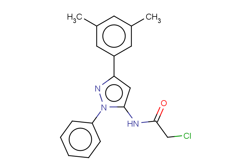 2-chloro-N-[3-(3,5-dimethylphenyl)-1-phenyl-1H-pyrazol-5-yl]acetamide