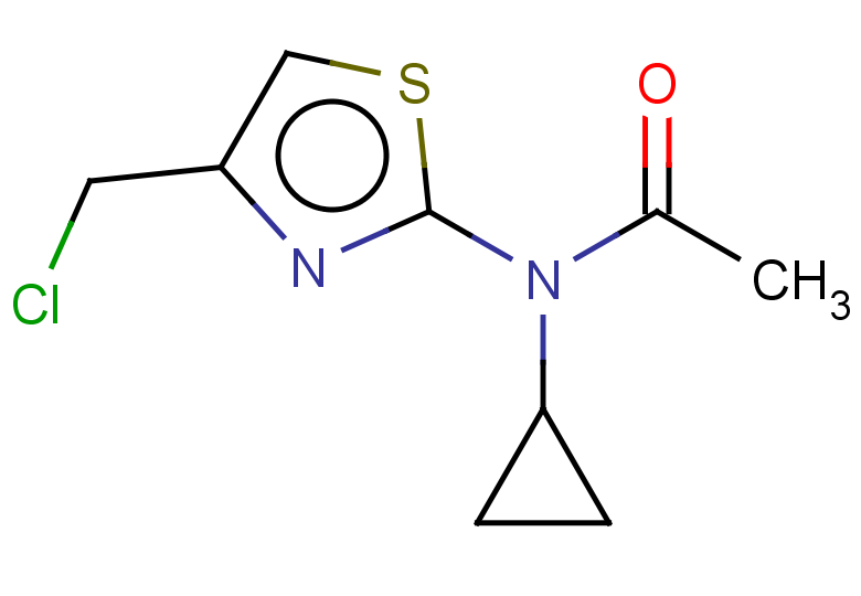 N-[4-(chloromethyl)-1,3-thiazol-2-yl]-N-cyclopropylacetamide