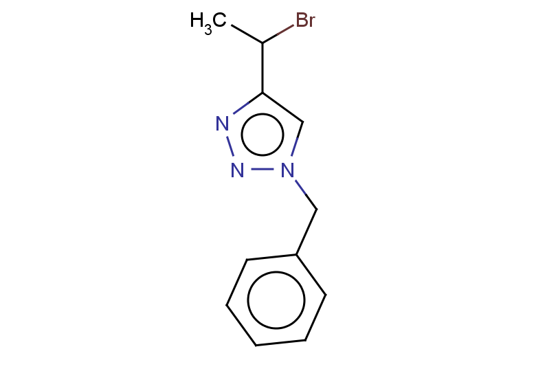1-benzyl-4-(1-bromoethyl)-1H-1,2,3-triazole