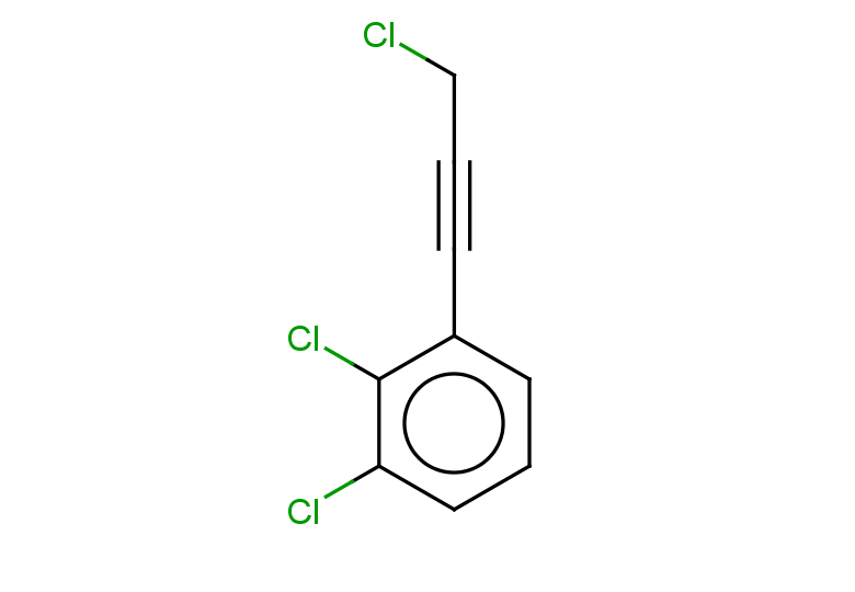 1,2-dichloro-3-(3-chloroprop-1-yn-1-yl)benzene