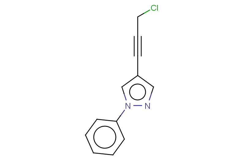 4-(3-chloroprop-1-yn-1-yl)-1-phenyl-1H-pyrazole