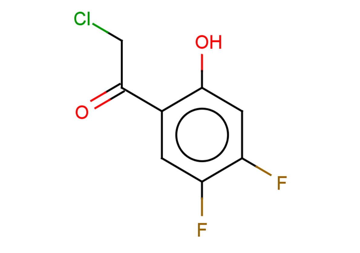 2-chloro-1-(4,5-difluoro-2-hydroxyphenyl)ethan-1-one