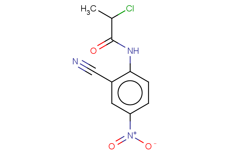 2-chloro-N-(2-cyano-4-nitrophenyl)propanamide