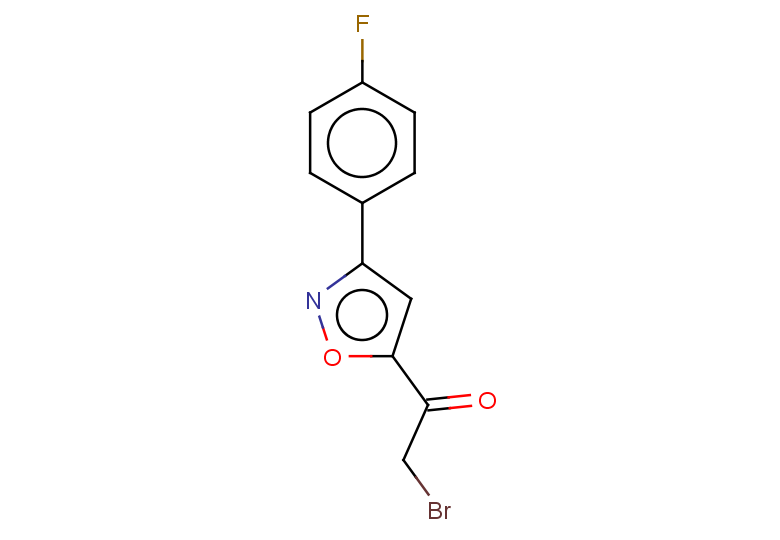 3-[(4-FLUOROPHENYL)-5-(2-BROMOACETYL)]ISOXAZOLE