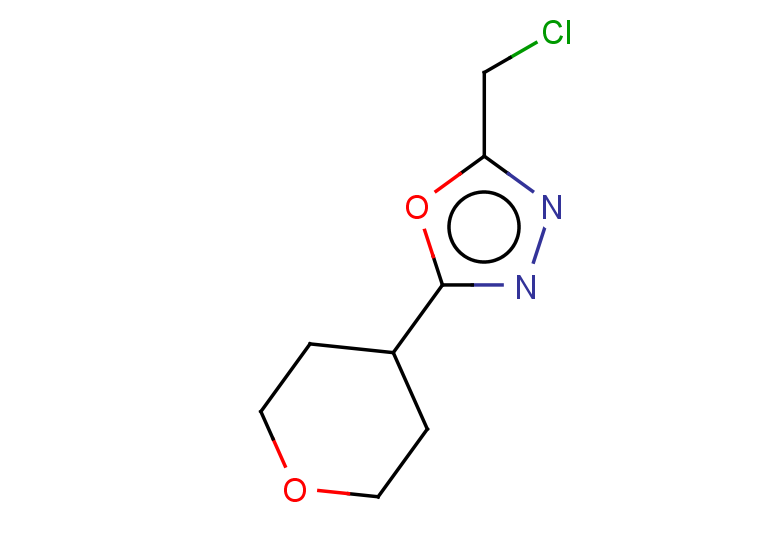 2-(chloromethyl)-5-(oxan-4-yl)-1,3,4-oxadiazole