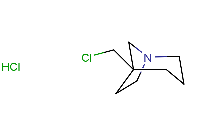 5-(chloromethyl)-1-azabicyclo[3.2.1]octane hydrochloride