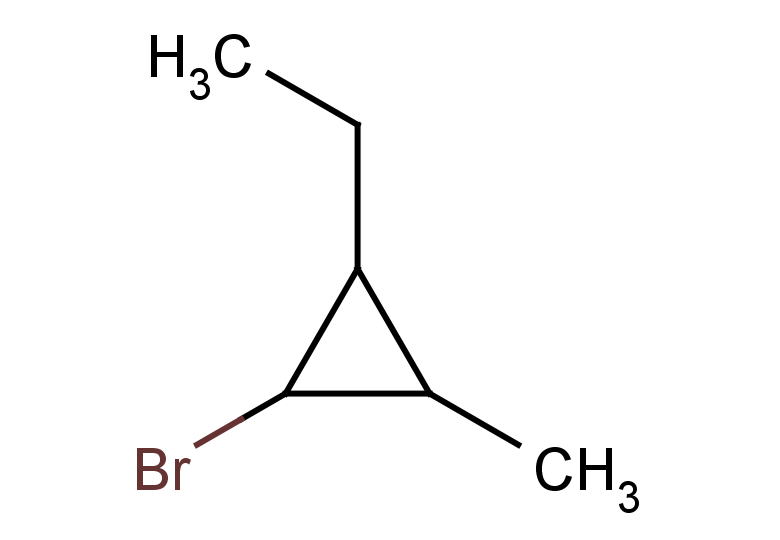 1-bromo-2-ethyl-3-methylcyclopropane, Mixture of diastereomers