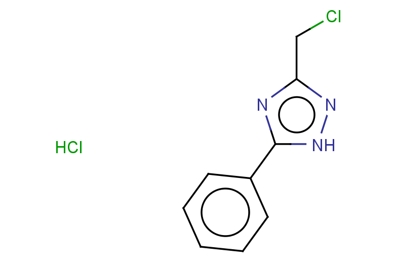 3-(chloromethyl)-5-phenyl-1H-1,2,4-triazole hydrochloride