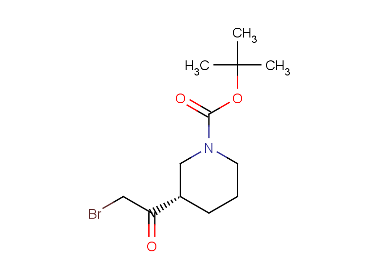 tert-butyl (3S)-3-(2-bromoacetyl)piperidine-1-carboxylate