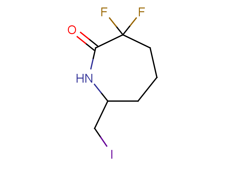 3,3-difluoro-7-(iodomethyl)azepan-2-one