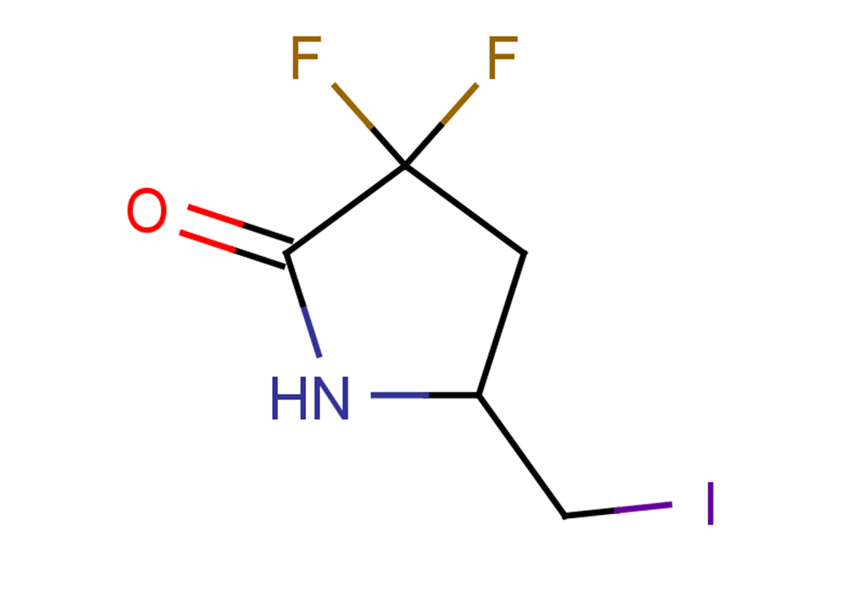3,3-difluoro-5-(iodomethyl)pyrrolidin-2-one