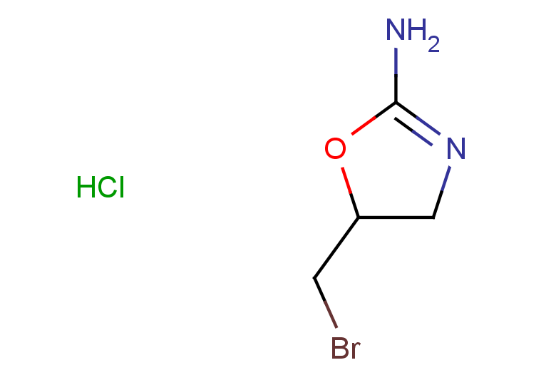 5-(bromomethyl)-4,5-dihydro-1,3-oxazol-2-amine hydrochloride
