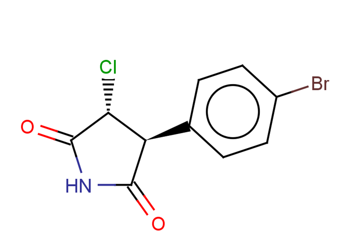 rac-(3R,4S)-3-(4-bromophenyl)-4-chloropyrrolidine-2,5-dione, trans