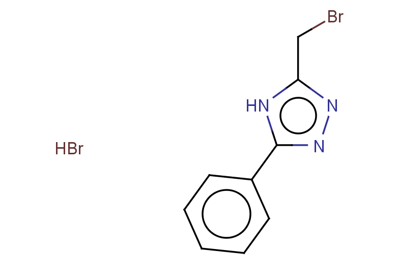 3-(bromomethyl)-5-phenyl-4H-1,2,4-triazole hydrobromide