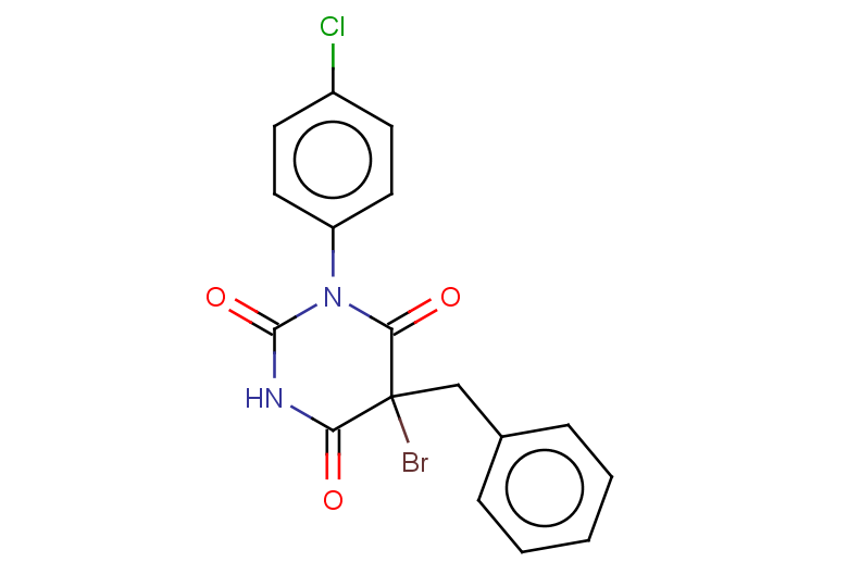 5-benzyl-5-bromo-1-(4-chlorophenyl)-1,3-diazinane-2,4,6-trione